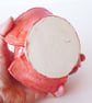 Oriental Poppy Ceramic Ornament - Handmade - Image 3