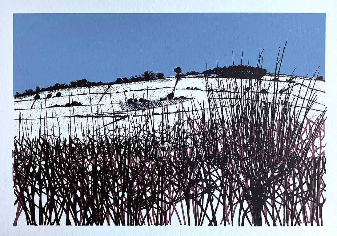 Bramble Hedge original screen print - Super Seconds Festival