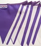 Purple and white fabric bunting - 10 mtr - Image 1