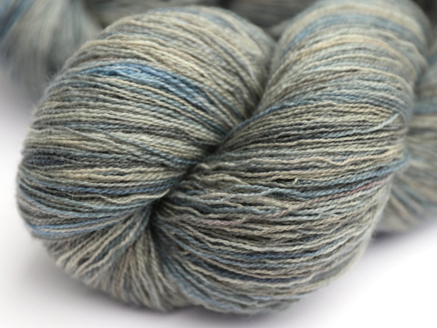 Cloudy Day - Superwash Bluefaced Leicester laceweight yarn