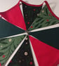 Christmas Red and Green Jingle Bell Bunting - Folksy