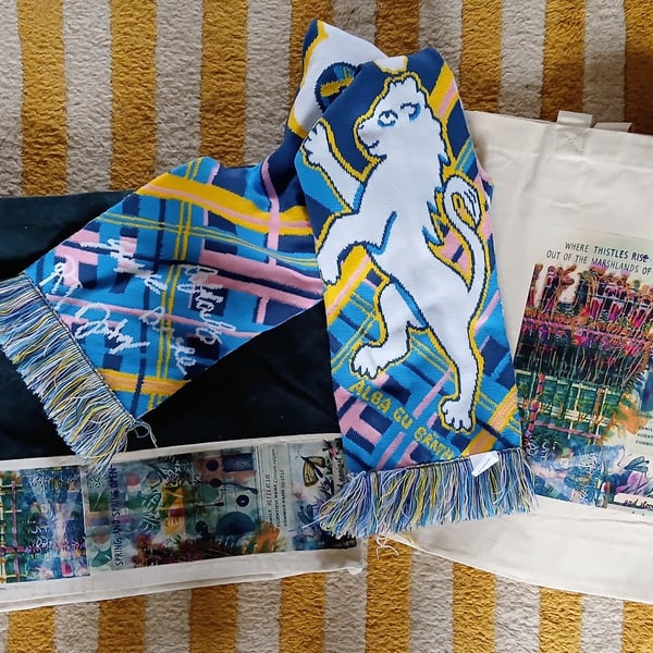 Flower of scotland bag