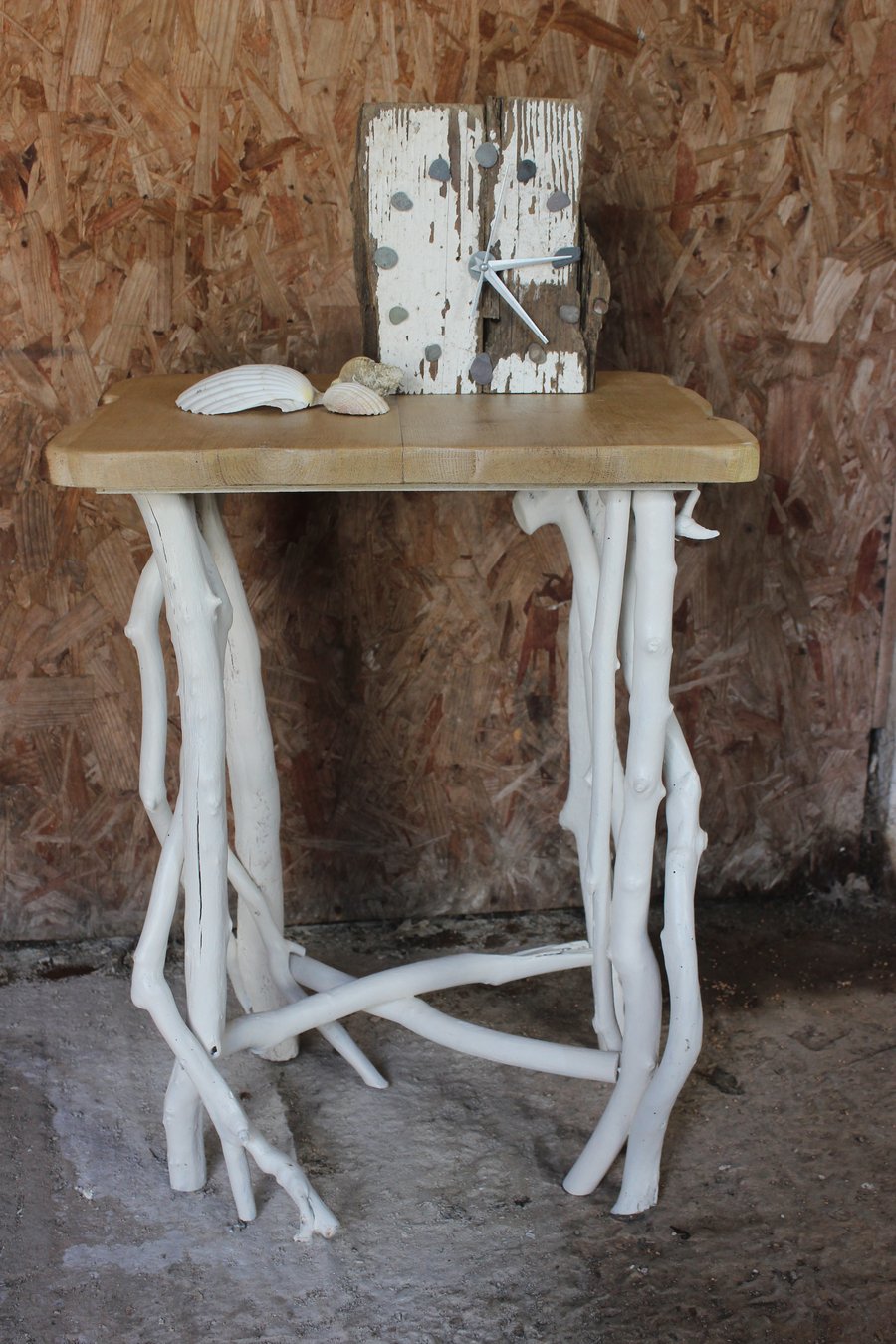 Driftwood & natural oak table