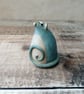 Little blue pottery mouse