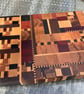Large End Grain Hardwood Cutting Board: urbanChaos Pattern, Handmade - Image 7