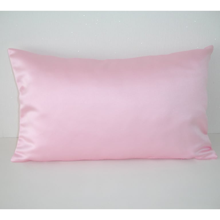 Tempur Travel Pillow Cover 16x10 Satin Pillowcase Pink SMALL