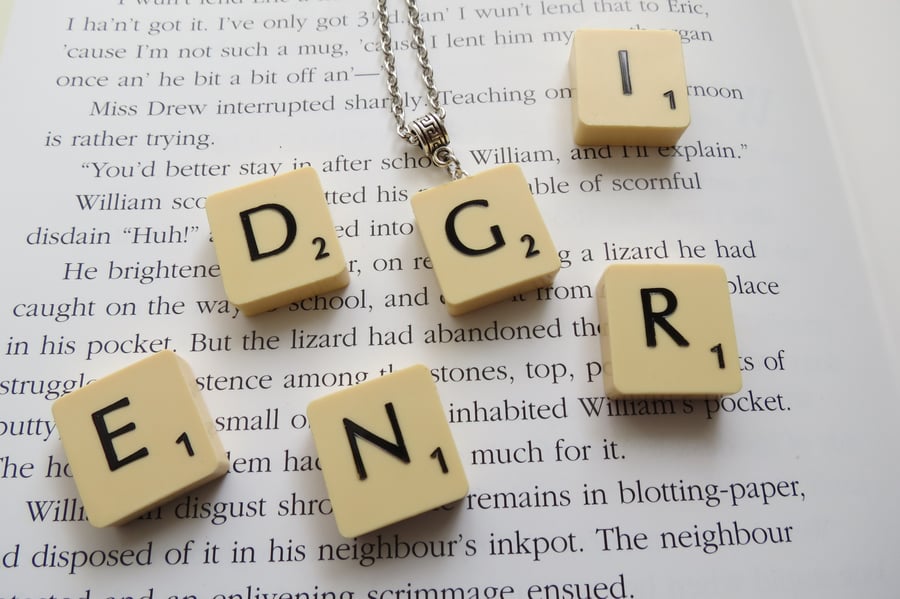 Scrabble Necklace