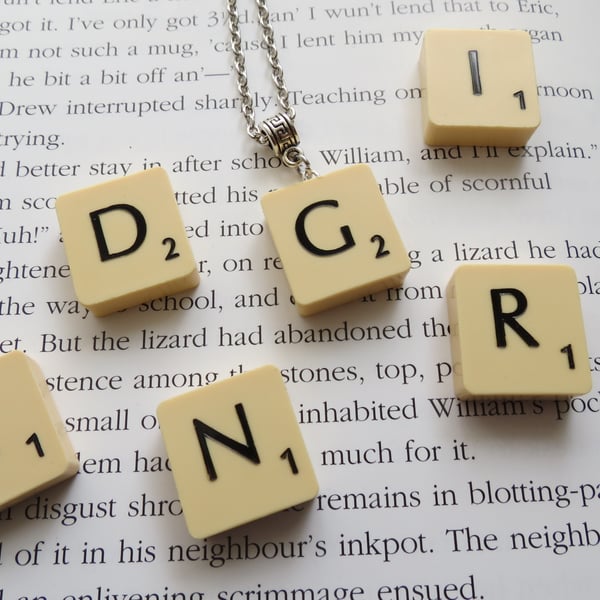 Scrabble Necklace