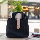 Tassel ragga denim bag