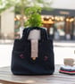 Tassel ragga denim bag