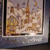 SALE  Snowy Village Christmas Card (2)