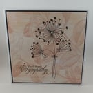 Sympathy card - dandelion heads