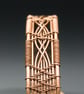 Double Cross Woven Copper Cuff Bracelet - Image 6