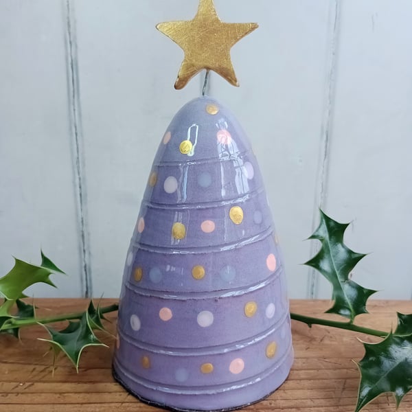 Large Purple Christmas tree ornament