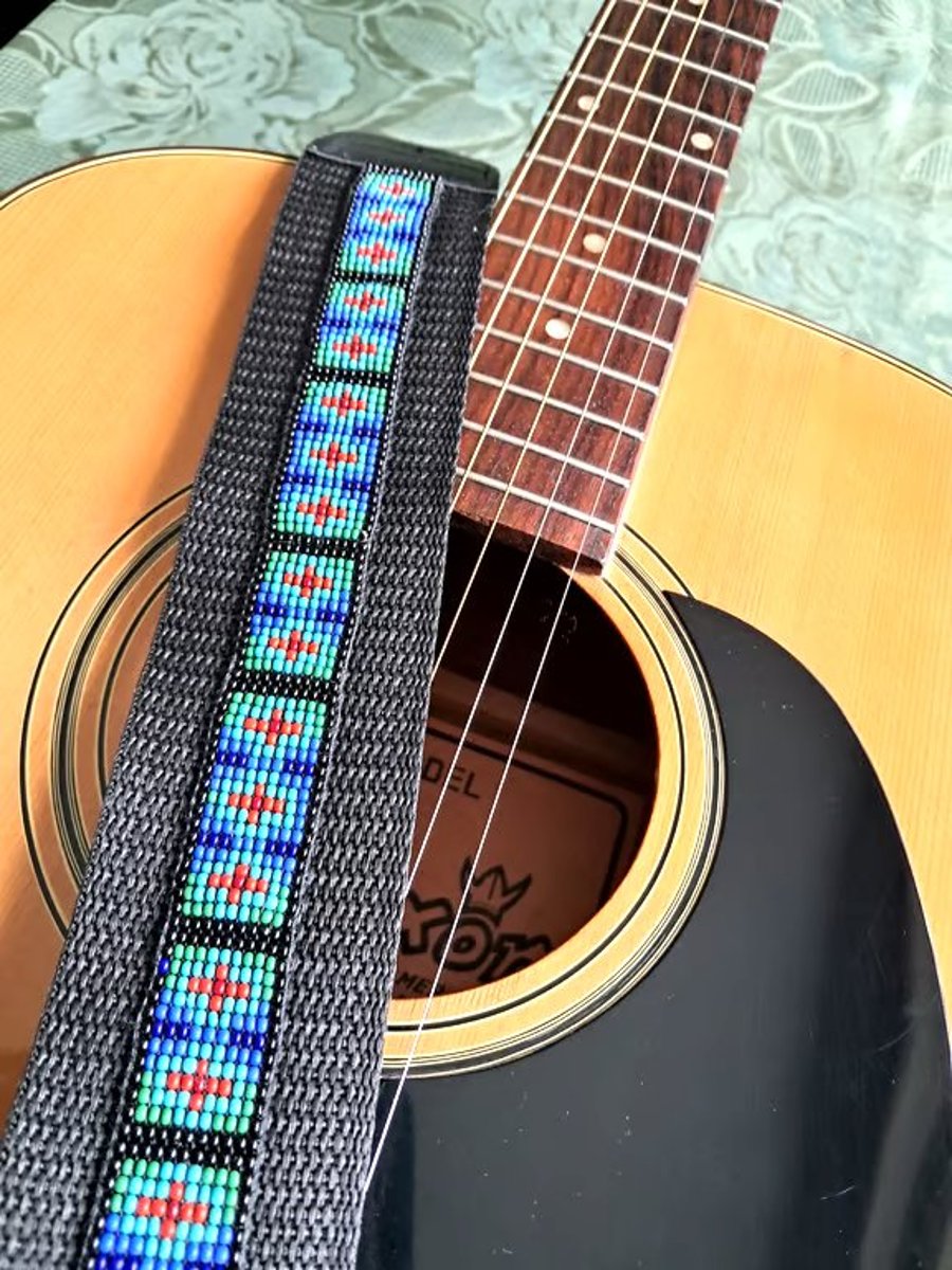 Guitar strap Handmade Design
