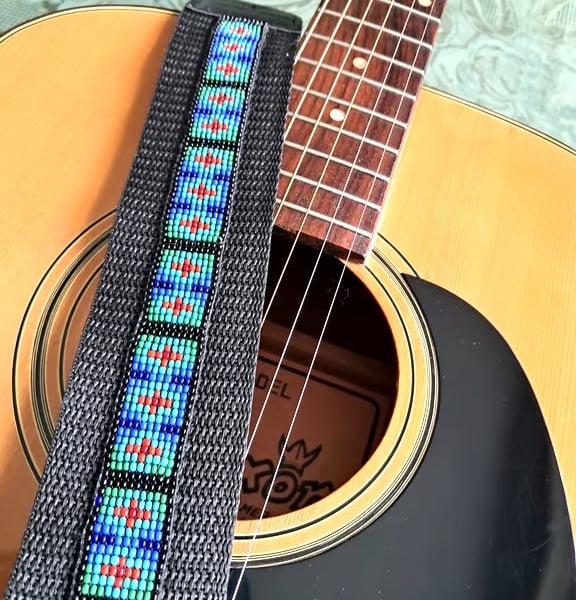 Guitar strap Handmade Design
