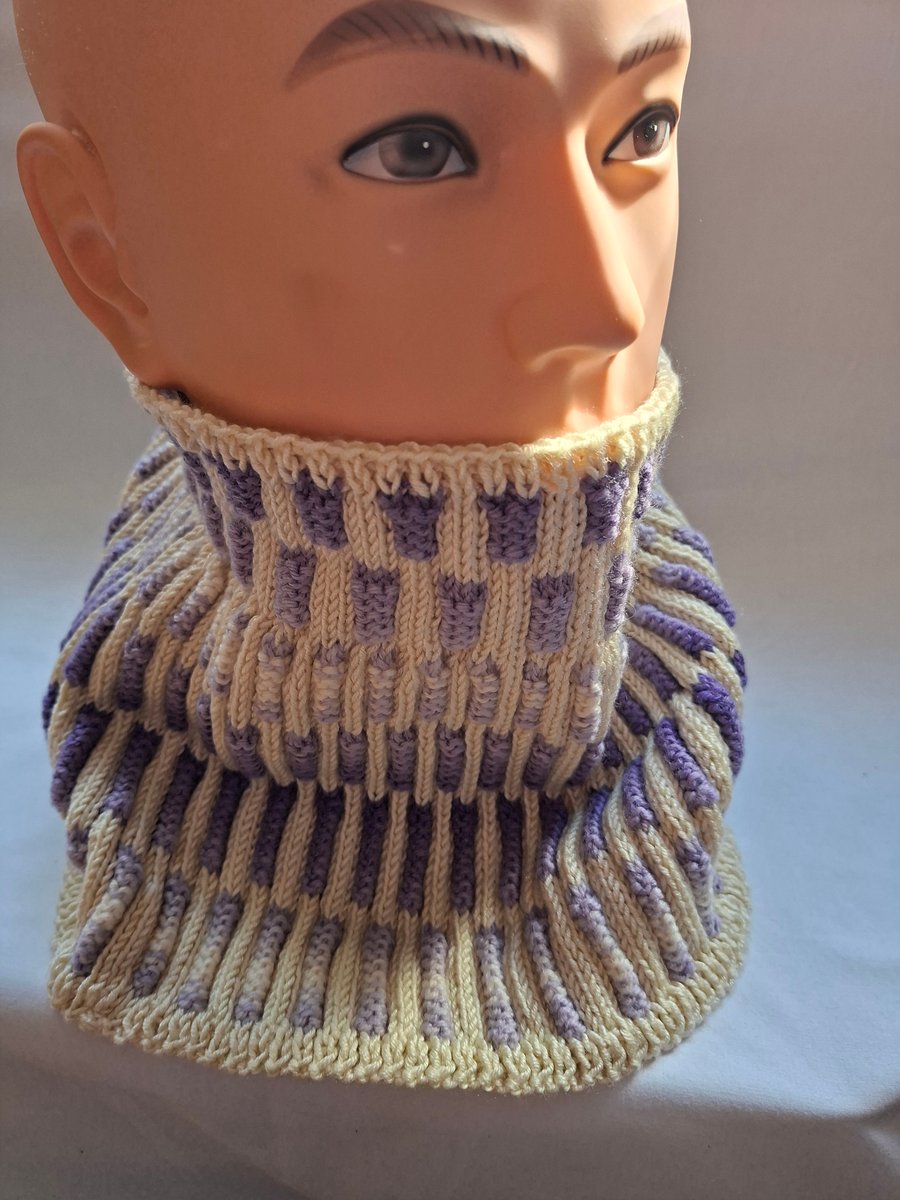 Lovely soft hand knitted Neck warmer 