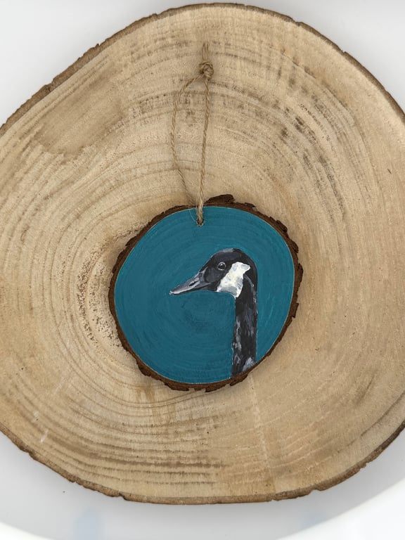 Canada Goose Bird Portrait Decoration