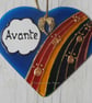 Rainbow Bridge pet memorial sun catcher decoration with charm - Image 1