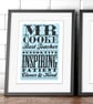 Word Art Personalised Teacher Gift - Image 3