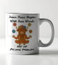 Funny Highland Cow Mug – "Not My Fucking Problem" – Sweary Mental Health Gift