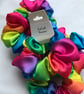 Large Silky satin luxury fabric scrunchies, Large scrunchie, Satin fabric  - Image 3