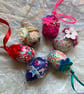 A set of 6 colourful decopatched Easter eggs  - Image 2