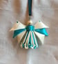 Ribbon Angel - Ivory and Turquoise  - Image 2