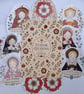 Tudor Queens Sticker Set - Six Wives of Henry VIII Stickers - Historical Tudor 