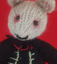 Hand Knitted Mouse- Gee - Image 2