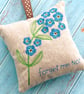 Forget Me Not Linen Lavender Bag  - Image 2