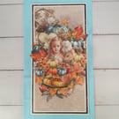 Handmade Autumn Card - 3D Pumpkin and Woodland Greeting Card (106)