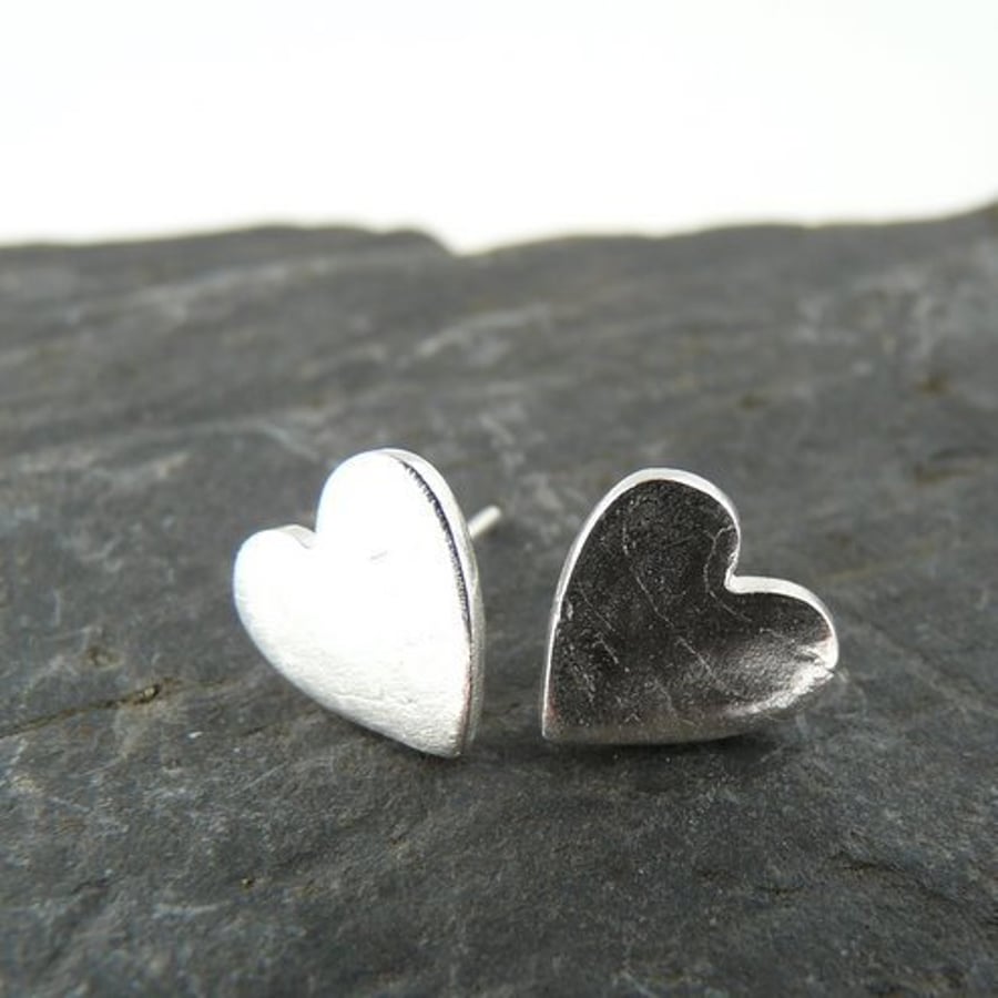 Little silver hearts
