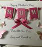 Personalised Handmade Mother's Day Card Gift Boxed Mum Nan Mam - Image 2
