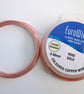 Destash rose gold copper wire 22 and 20 gauge, craft wire - Image 1