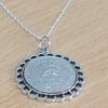 Fine Pendant 1924 Lucky sixpence 97th Birthday plus a Sterling Silver 18in Chain