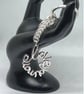 Sterling Silver “Love You More” Handbag Charm, with a Chainmaille Chain, Keyring - Image 10