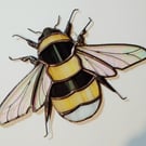 Stained Glass Bumblebee - handmade in Hampshire