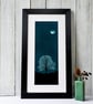 Ghost Tree at Sycamore Gap Fine Art Print - Image 5