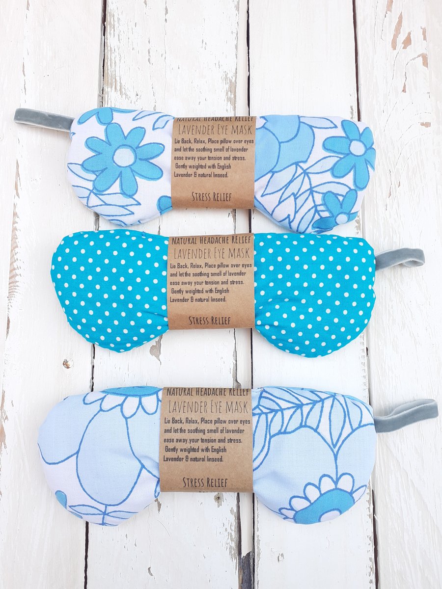 Lavender & Linseed Eye Pillow Eye Mask For Folksy