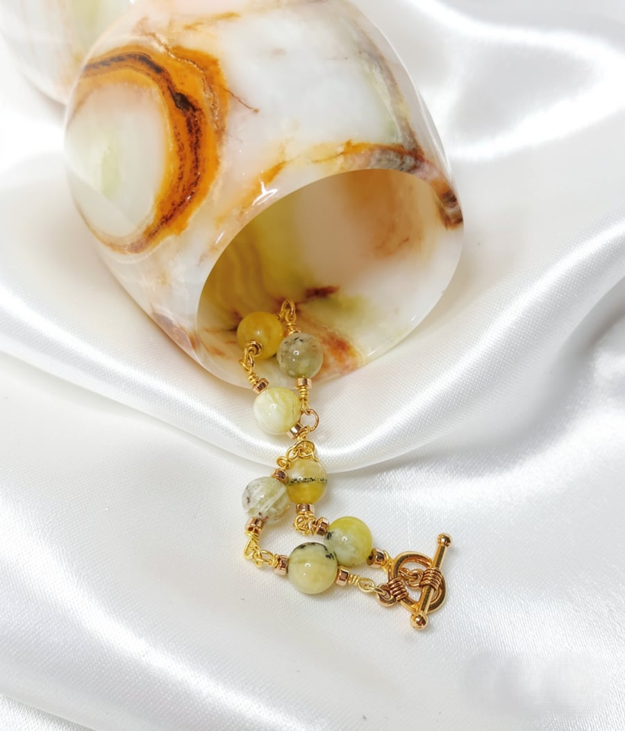 Yellow Opal Bracelet