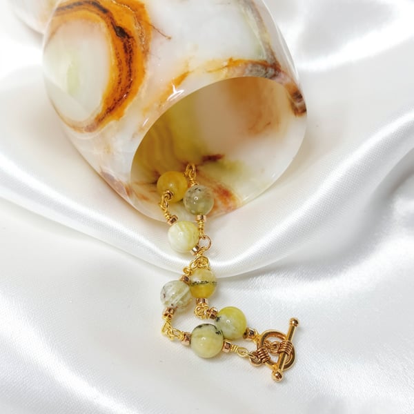 Yellow Opal Bracelet