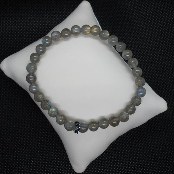 SALE - Labradorite bracelet and earrings set