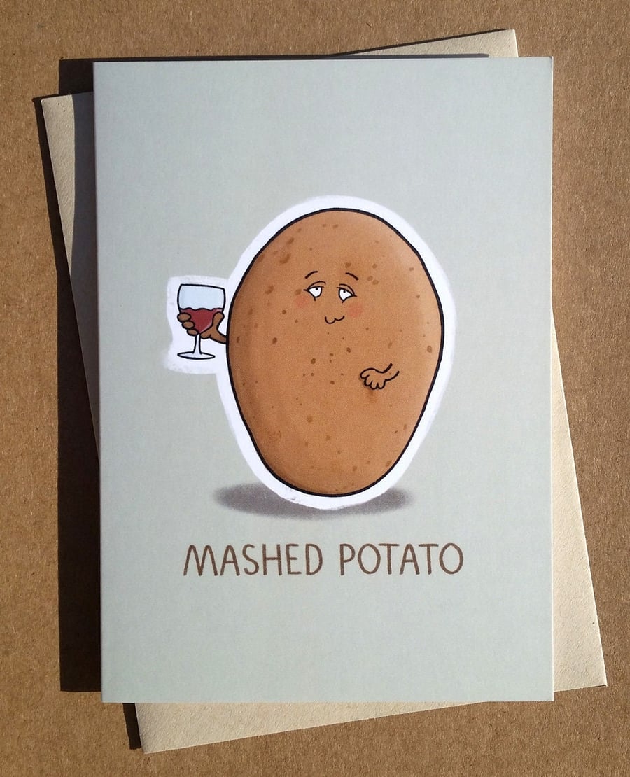 Mashed Potato Card A6
