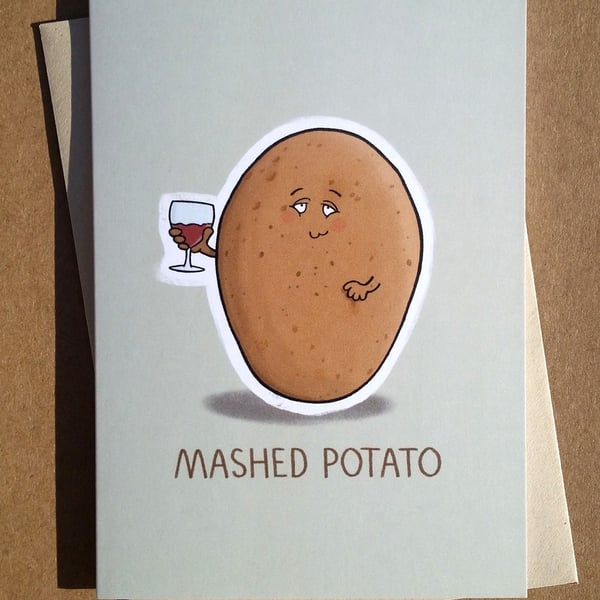 Mashed Potato Card A6