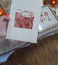 An original handprinted linoprint of an autumnal scene. 'Autumn' - Image 4