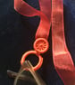 Dorset Button Reading Glasses Holder, Red - Image 3