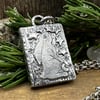 Moon Magic Hare Book Pendant