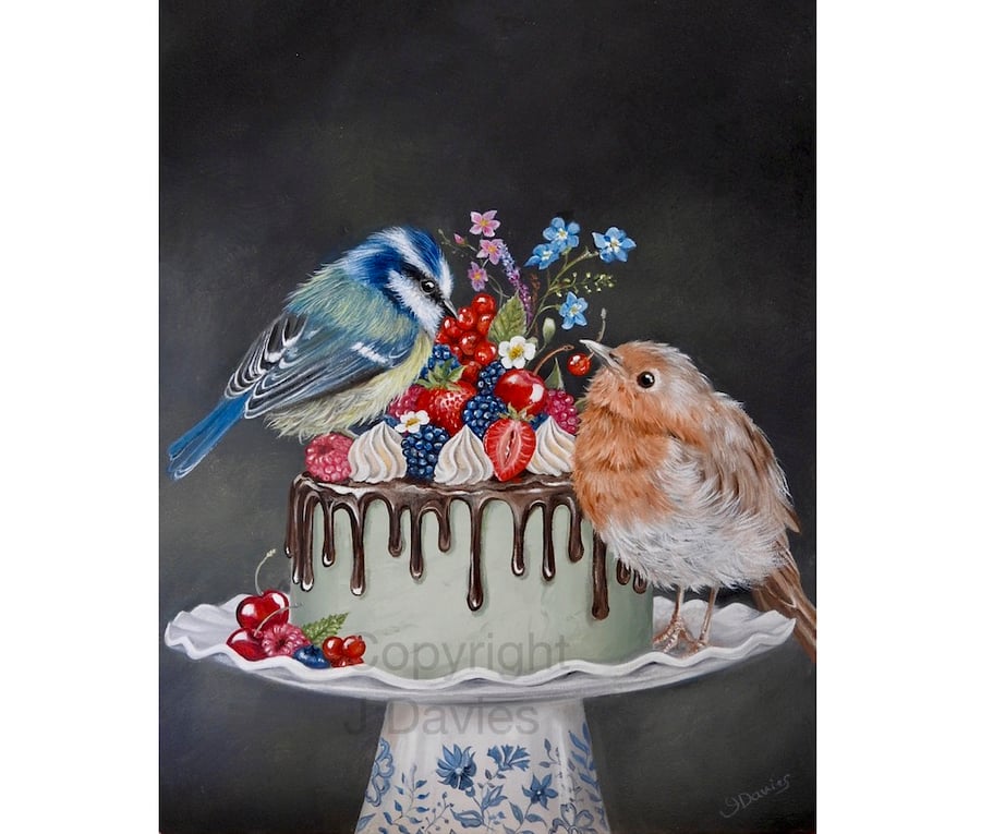 The Drip Cake, Giclee Print