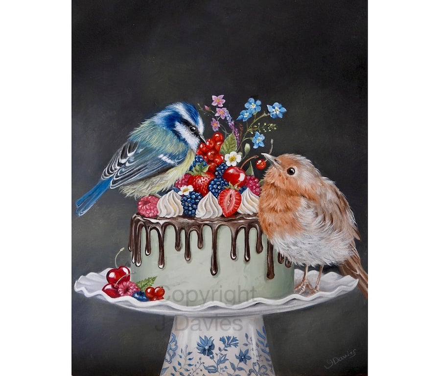 The Drip Cake, Giclee Print